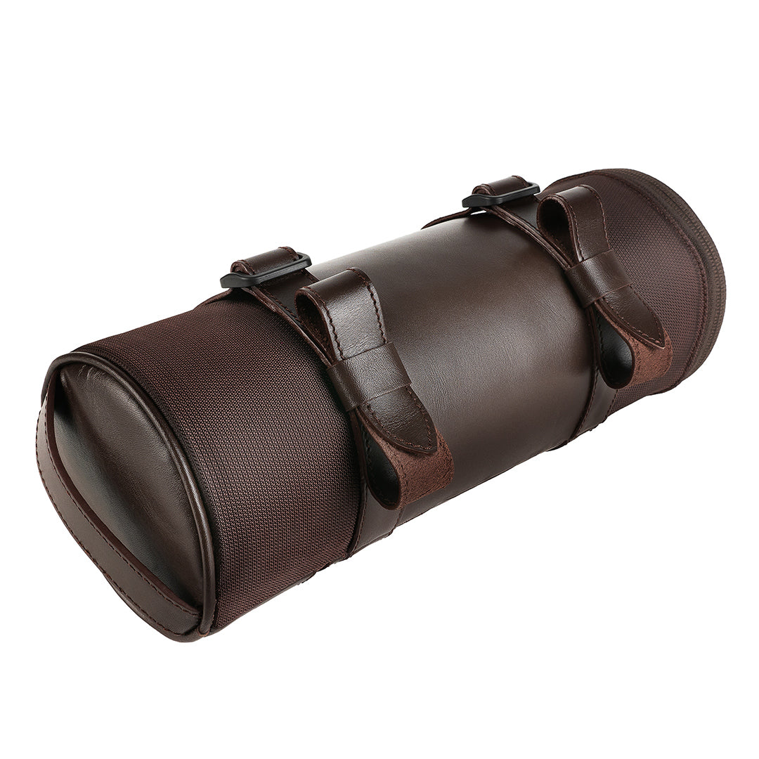 Cylindrical Satchel - Brown