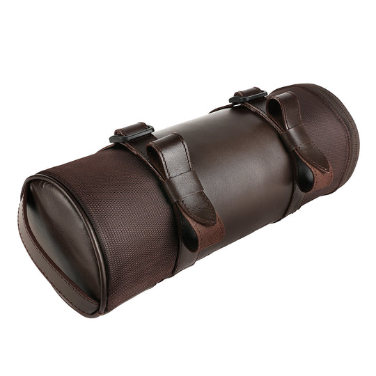 Cylindrical Satchel - Brown