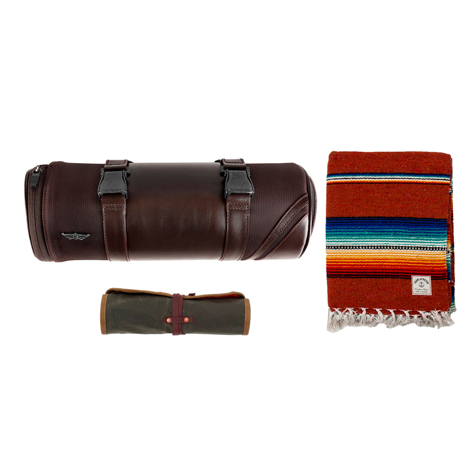 Cylindrical Satchel - Brown